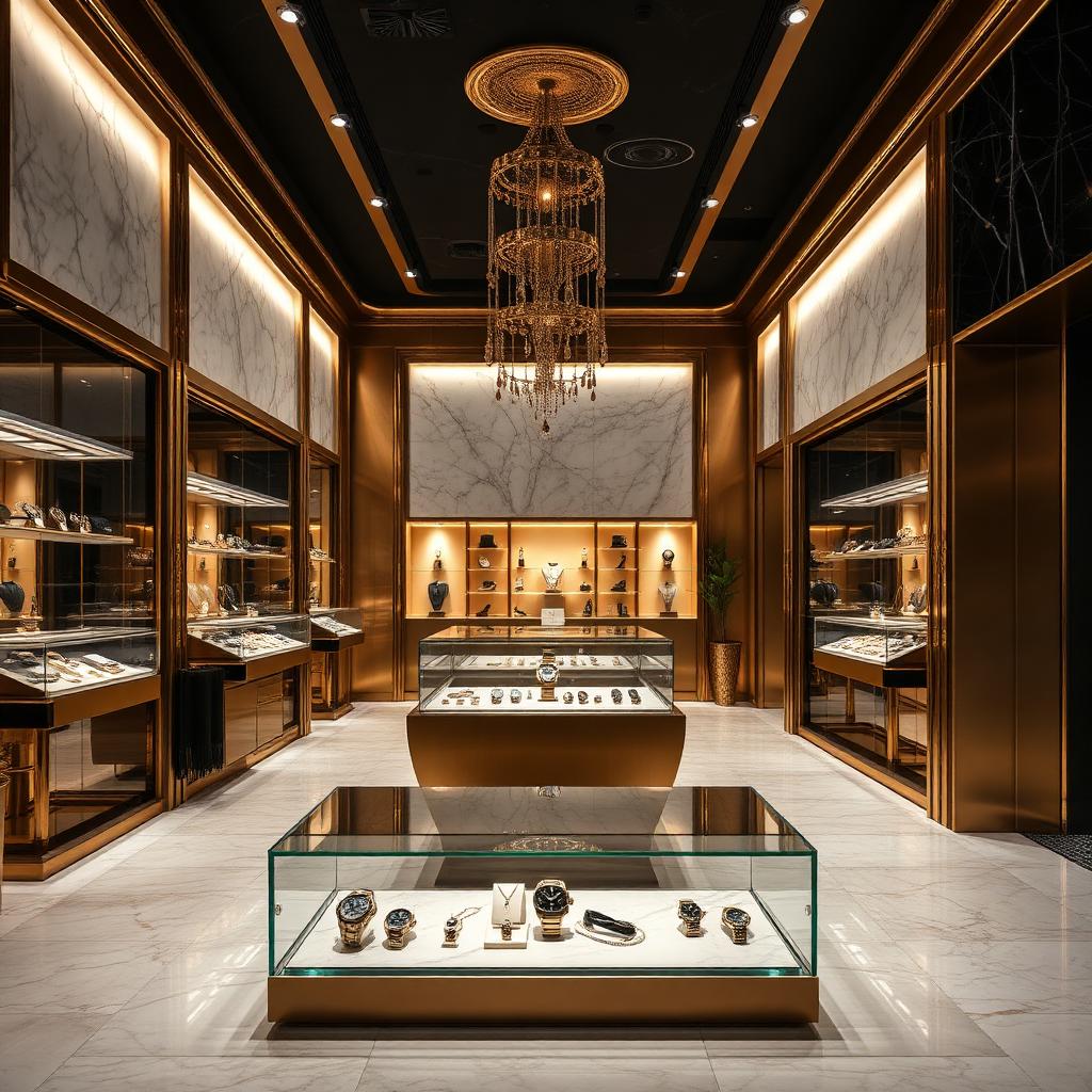 Luxury watches and jewelry boutique