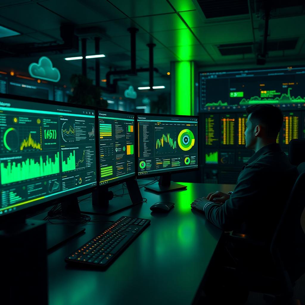 SaaS analytics dashboard and developer workspace